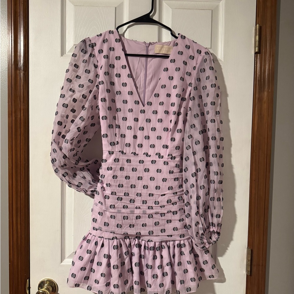KEEPSAKE the Label Pink Polka Dot Mini Dress